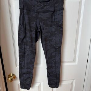 lululemon athletica Black Camo Leggings